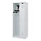 Brandweerkluis C+P Evolo Kombi, 2 vakken voor 1 persoon, met helmhouder, vloerglijders, B 700 x D 500 x H 1850 mm, RAL 7035 lichtgrijs