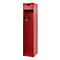 Brandweerkluis C+P Evolo PRAKTUS, 1 compartiment, met sokkel, vloerglijders, B 400 x D 500 x H 1850 mm, RAL 3000 vuurrood