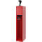 Brandweerkluis C+P Evolo Youngster, 1 compartiment, met helmhouder, vloerglijders, B 300 x D 500 x H 1530 mm, RAL 3000 vuurrood