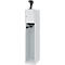 Brandweerkluis C+P Evolo Youngster, 1 vak, met helmhouder, vloerglijders, B 300 x D 500 x H 1530 mm, RAL 7035 lichtgrijs