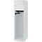 Brandweerkluis C+P Evolo Youngster, 1 vak, zonder helmhouder, vloerglijders, B 400 x D 500 x H 1530 mm, RAL 7035 lichtgrijs