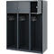 Brandweerkluis C+P Evolo Youngster, 2 vakken, zonder helmhouder, vloerglijders, B 1200 x D 500 x H 1530 mm, RAL 7016 antracietgrijs