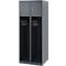 Brandweerkluis C+P Evolo Youngster, 2 vakken, zonder helmhouder, vloerglijders, B 600 x D 500 x H 1530 mm, RAL 7016 antracietgrijs