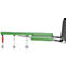 Bras de levage pour chariot élévateur, 1600 - 2,5, vert RAL 6011