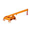 Bras de levage pour chariot élévateur, LA 25 - 1,0, orange RAL 2000