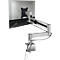 Bras de moniteur durable, pour 1 écran 21-27', VESA, rotatif et inclinable, réglable en hauteur, avec pince de bureau