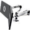 Bras double LX Ergotron pour montage sur bureau