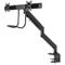 Bras double pour écrans NM-D775DXBLACK NewStar, fixation sur table, jusqu'à 32', inclinable/rotatif/pivotant, avec poignée
