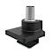 Bras double pour écrans NM-D775DXBLACK NewStar, fixation sur table, jusqu'à 32', inclinable/rotatif/pivotant, avec poignée