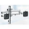 Bras pivotant pour écran TSS Duo 505 Novus, pour 2 écrans, pince de 14 à 40 mm, 2 x bras pliable