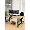 Bras porte-écran double Eppa™, jusqu'à 39"; de largeur, VESA, rotation de 360°, pivotant à 180°, inclinaison de 90°, réglable en hauteur, noir