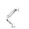 Bras porte-écran simple Eppa™, jusqu&#39;à 39&quot;; de largeur, VESA, rotation de 360°, pivotant à 180°, inclinaison de 90°, réglable en hauteur, blanc