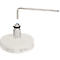 Bras pour écran BakkerElkhuizen BE Flexible, pour 1 écran, jusqu'à 10 kg, pivotant, inclinable et incliné, largeur de serrage 80 mm, compatible VESA, ergonomique, réglable en hauteur de 170 à 582 mm, gris clair/blanc