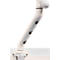 Bras pour écran BakkerElkhuizen BE Flexible, pour 1 écran, jusqu'à 10 kg, pivotant, inclinable et incliné, largeur de serrage 80 mm, compatible VESA, ergonomique, réglable en hauteur de 170 à 582 mm, gris clair/blanc