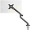 Bras pour écran BakkerElkhuizen BE Flexible, pour 1 écran, jusqu'à 10 kg, pivotant, inclinable et incliné, largeur de serrage 80 mm, compatible VESA, ergonomique, réglable en hauteur de 170 à 582 mm, gris foncé/noir