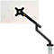 Bras pour écran BakkerElkhuizen BE Flexible, pour 1 écran, jusqu'à 10 kg, rotatif, inclinable et pivotant, largeur de serrage 80 mm, compatible VESA, ergonomique, réglable en hauteur de 170 à 582 mm, noir