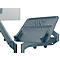 Bras pour écran d'ordinateur portable Leitz Ergo Dual, pour 2 écrans jusqu'à 32' &amp; ordinateurs portables jusqu'à 17', pivotant et inclinable, réglable en hauteur, passage de câbles, VESA, gris foncé