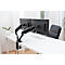 Bras pour écran double Vantage Office, jusqu'à 27 pouces par bras, 2-9 kg par bras, réglable en hauteur/profondeur, fonction d'inclinaison, VESA, noir