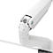 Bras pour écran Fellowes® Eppa™, pour 2 écrans jusqu'à 32" &amp; 8 kg chacun, réglable en hauteur/rotatif/pivotant/inclinable, design Crossbar, passage de câbles, pince de table, blanc