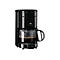Schwarze Braun Aromaster Classic Filterkaffeemaschine mit Glaskanne vor weißem Hintergrund.