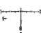Brazo para monitor de 2 pliegues Neomounts by Newstar FPMA-D550DBLACK, hasta 32', inclinable/giratorio/giratorio, ajustable en altura y profundidad