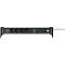 Brennenstuhl Alu-Office-Line 4-voudige contactdoosstrook, 2 USB-laadcontactdozen, overspanningsbeveiliging tot 60.000 A, 45° opstelling, 1,8 m kabel, L 480 x B 105 x D 105 mm, zwart/zilver