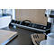 Brennenstuhl Alu-Office-Line 4-voudige contactdoosstrook, 2 USB-laadcontactdozen, overspanningsbeveiliging tot 60.000 A, 45° opstelling, 1,8 m kabel, L 480 x B 105 x D 105 mm, zwart/zilver