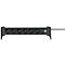 Brennenstuhl Alu-Office-Line 6-voudige contactdoosstrook, 6 contactdozen met randaarde, 45° opstelling, 3 m kabel, L 385 x B 115 x D 105 mm, zwart/zilver