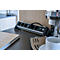 Brennenstuhl Alu-Office-Line 6-voudige contactdoosstrook, 6 contactdozen met randaarde, 45° opstelling, 3 m kabel, L 385 x B 115 x D 105 mm, zwart/zilver
