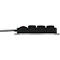 Brennenstuhl buitencontactdoosstrook, 3-voudig, met schakelaar, 2 m kabel, zelfsluitende afdekking, IP44, L 60 x B 340 x D 115 mm, zwart