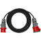 Brennenstuhl CEE-verlengkabel, 10 m, rubber-neopreen, met scharnierende afdekking, olie- en UV-bestendig, IP44, 400V/16A, zwart