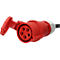 Brennenstuhl CEE-verlengkabel, 5-polig, met faseomvormer, IP44, rubber-neopreen, 400V/16A, voor buitengebruik, zwart, 25 meter