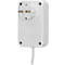 Brennenstuhl Eco Line Comfort Switch Adapter EL CSA 1, Steckdose mit beleuchtetem Fußschalter, 3500 W, erhöhter Berührungsschutz, L 82 x B 82 x T 82 mm, weiß