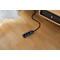 Brennenstuhl Eco-Line contactdoosstrook, 3 contactdozen met randaarde, 45° opstelling, verhoogde aanrakingsbeveiliging, 1,5 m snoerlengte, L 215 x B 95 x D 60, zilvergrijs
