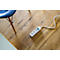 Brennenstuhl Eco-Line contactdoosstrook, 3 contactdozen met randaarde, 45° opstelling, verhoogde aanrakingsbeveiliging, 5 m snoerlengte, L 215 x B 95 x D 60, wit