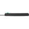 Brennenstuhl Eco-Line Steckdosenleiste 6-fach, 1,5 m Kabel, 45°-Anordnung, erhöhter Berührungsschutz, L 360 x B 90 x T 65 mm, schwarz