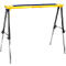 Brennenstuhl Falt-Arbeitsbock MB 120 KH, höhenverstellbar, bis 120 kg, klappbar, mit Tragegriff, rutschsichere Auflage, Schutzkappen, B 980 x H 75 x T 120 mm, schwarz/gelb