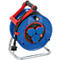 Brennenstuhl Garant Bretec Gewerbe-/Baustellen-Kabeltrommel, 25 meter, IP44, Bretec-Drehkontakt, Gummi-Neopren, cablepilot, blau/schwarz