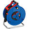 Brennenstuhl Garant kabelhaspel, 3 wandcontactdozen met aardingscontact, Bremaxx kabel, 50 meter, speciaal kunststof, geschikt voor buitengebruik, met draaigreep, B 290 x H 370 mm, blauw/rood/zwart