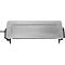 Brennenstuhl Indesk Power USB-Charger, 3 Schutzkontakt-Steckdosen, 2 USB-Ladebuchsen, versenkbar, 2 m Kabel, silber/schwarz