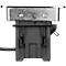 Brennenstuhl Indesk Power USB-lader, 3 stopcontacten met aardingscontact, 2 USB-laadcontactdozen, inschuifbaar, 2 m kabel, zilver/zwart
