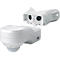 Brennenstuhl infrarood bewegingsmelder PIR 240, 240° detectiehoek, hoekmontage, binnen en buiten, 12 m reikwijdte, 230 V, IP44 spatwaterdicht, 230 V, L 220 x B 120 x H 80 mm, wit