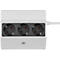 Brennenstuhl klembare stekkerdoos, 3 stekkerdozen met aardingscontact, 45° opstelling, kleminrichting zonder gereedschap, L 195 x B 105 x D 140 mm, antraciet/wit