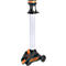 Brennenstuhl LED Baustrahler TU 23050 M, 360° Rundumlicht, Teleskopstrahler, 2 Schutzkontaktsteckdosen, IP54, Kabellänge 5m, B 430 x H 131 - 173 mm, schwarz/silber