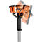 Brennenstuhl LED Baustrahler TU 23050 M, 360° Rundumlicht, Teleskopstrahler, 2 Schutzkontaktsteckdosen, IP54, Kabellänge 5m, B 430 x H 131 - 173 mm, schwarz/silber