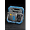 Brennenstuhl LED Hybrid Arbeitsstrahler BS 8050 MH, 82 W, Akku- und Netzbetrieb, dimmbar, 7900 lm, 5000K, IP55, L 310 x B 310 x H 180 mm, blau/grau