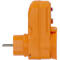 Brennenstuhl Personenschutz-Adapter BDI-A 2 30, 16A, 3500W, Berührungsschutz, Klappdeckel, zweipolige Abschaltung, für Außen- und Innenbereich, L 105 x B 50 x H 95 mm, gelb
