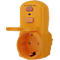 Brennenstuhl persoonlijke beschermingsadapter BDI-A 2 30, 16A, 3500W, aanraakbeveiliging, klapdeksel, tweepolige uitschakeling, voor gebruik buiten en binnen, L 105 x B 50 x H 95 mm, geel