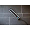 Brennenstuhl Premium-Alu-Line contactdoosstrook, 6-voudig, aluminium, 3m kabel, verlichte veiligheidsschakelaar, 45° opstelling, zwart/zilver