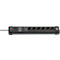 Brennenstuhl Premium-Line 6er-Steckdosenleiste, 1,8 m Kabel, 26.000A Überspannungsschutz, Sicherheitsschalter, L 515 x B 67 x T 90 mm, schwarz